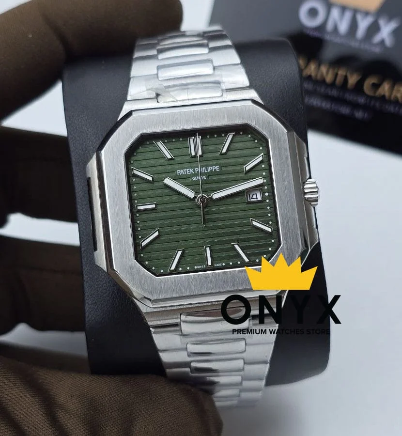 Patek Philippe Cubitus Green Dial 45mm – Automatic Movement 45 mm kol saati