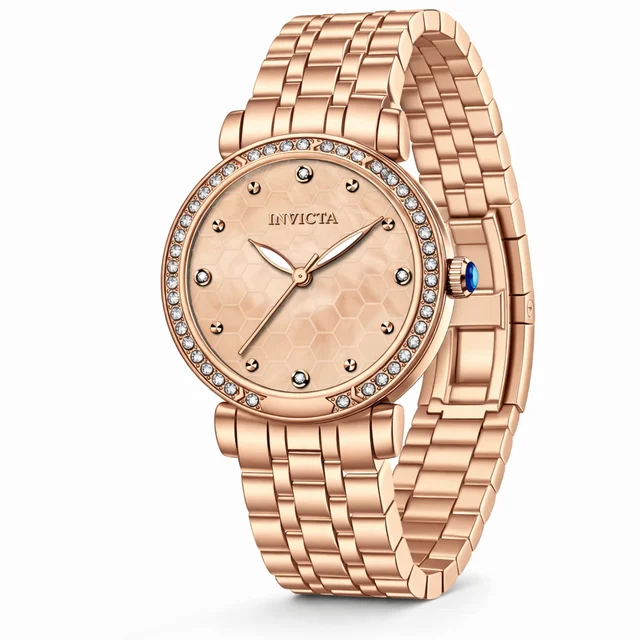 Invicta Wildflower Watch - 32mm, Rose Gold (69289) kol saati