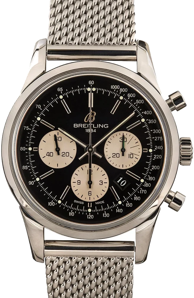 Breitling Transocean Black AB0151 43 mm kol saati