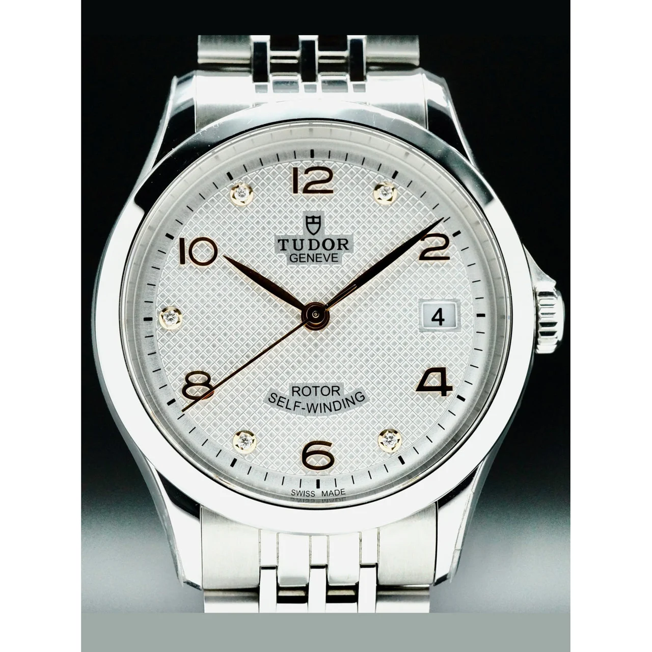 Tudor Steel Case Diamond-Set Dial 210000058526 36 mm kol saati