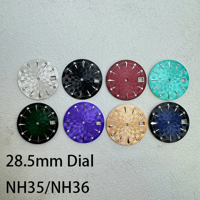 Tandorio logo cocktail watch dial radiation sun pattern single calendar modified dial modi