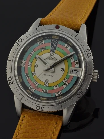 Mido Powerwind Dive Watch kol saati