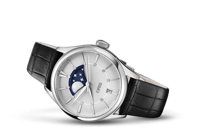 Oris Artelier Grande Lune, Date 01 763 7723 4051-07 5 18 64FC kol saati
