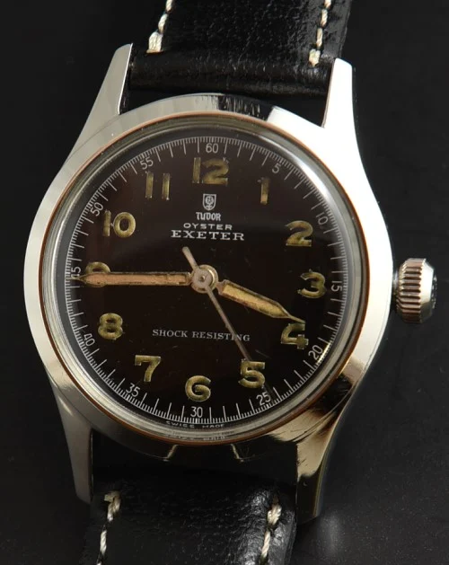 Tudor Oyster Exeter With Black Dial kol saati