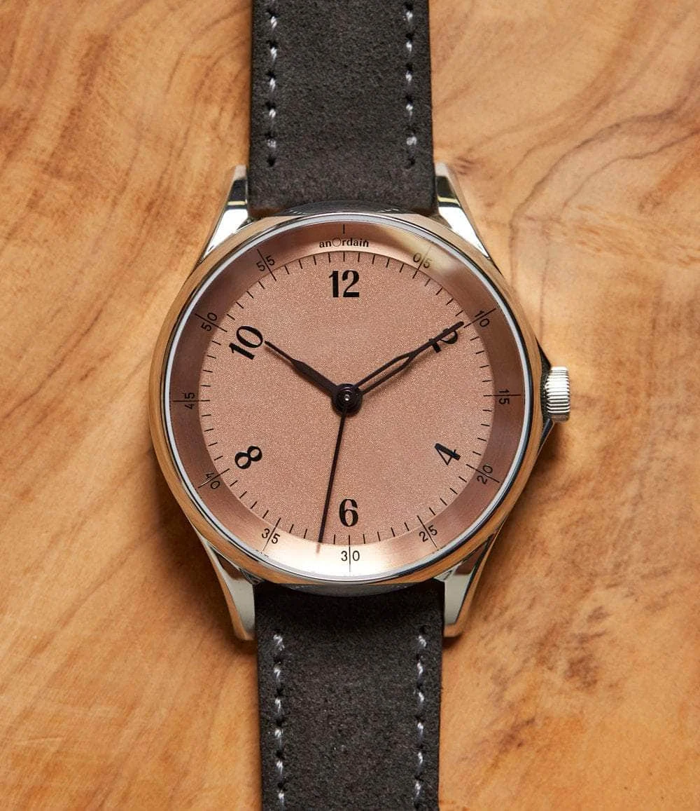 anOrdain Model 1 Precious Metal Series anOrdainRoseGoldLE 46 mm kol saati