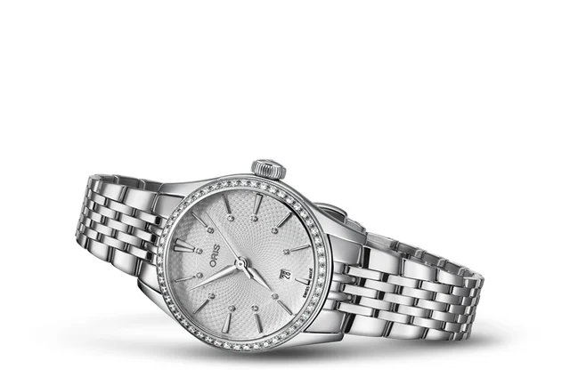 Oris Artelier Date Diamonds 01 561 7722 4951-07 8 14 79 kol saati
