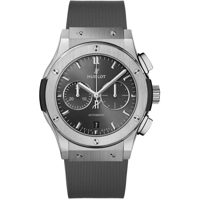Hublot Racing Grey Chronograph Titanium 42mm 541.NX.7070.RX 42 mm kol saati