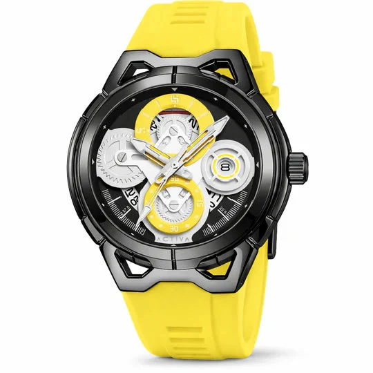 Activa Drift X Invicta Watch - 44mm. Yellow (ACW9349-006) 44 mm kol saati