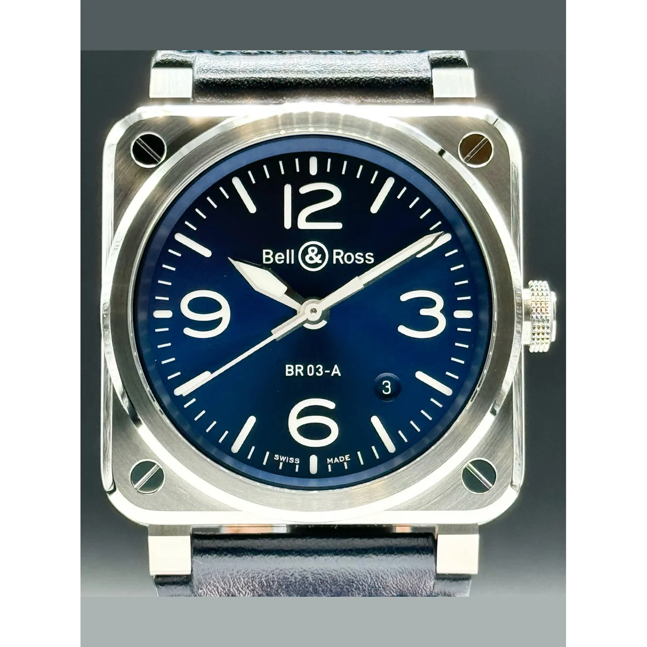Bell & Ross Blue Steel 210000077586 41 mm kol saati