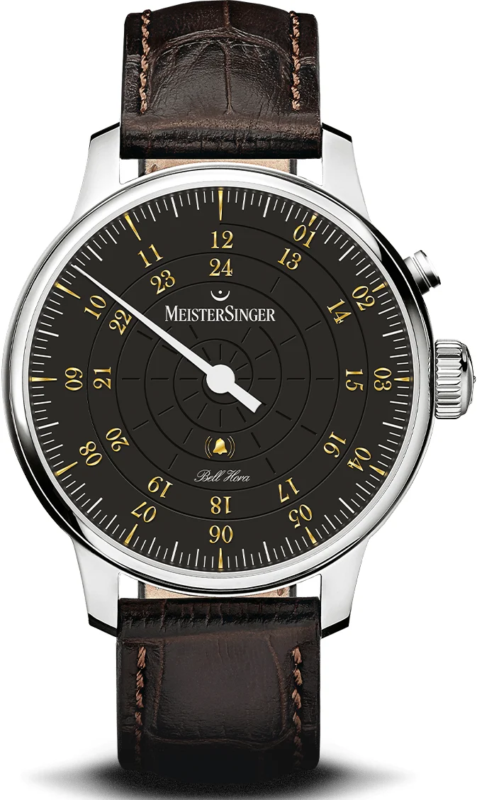 Meistersinger Bell Hora BHO902G/B 43 mm kol saati