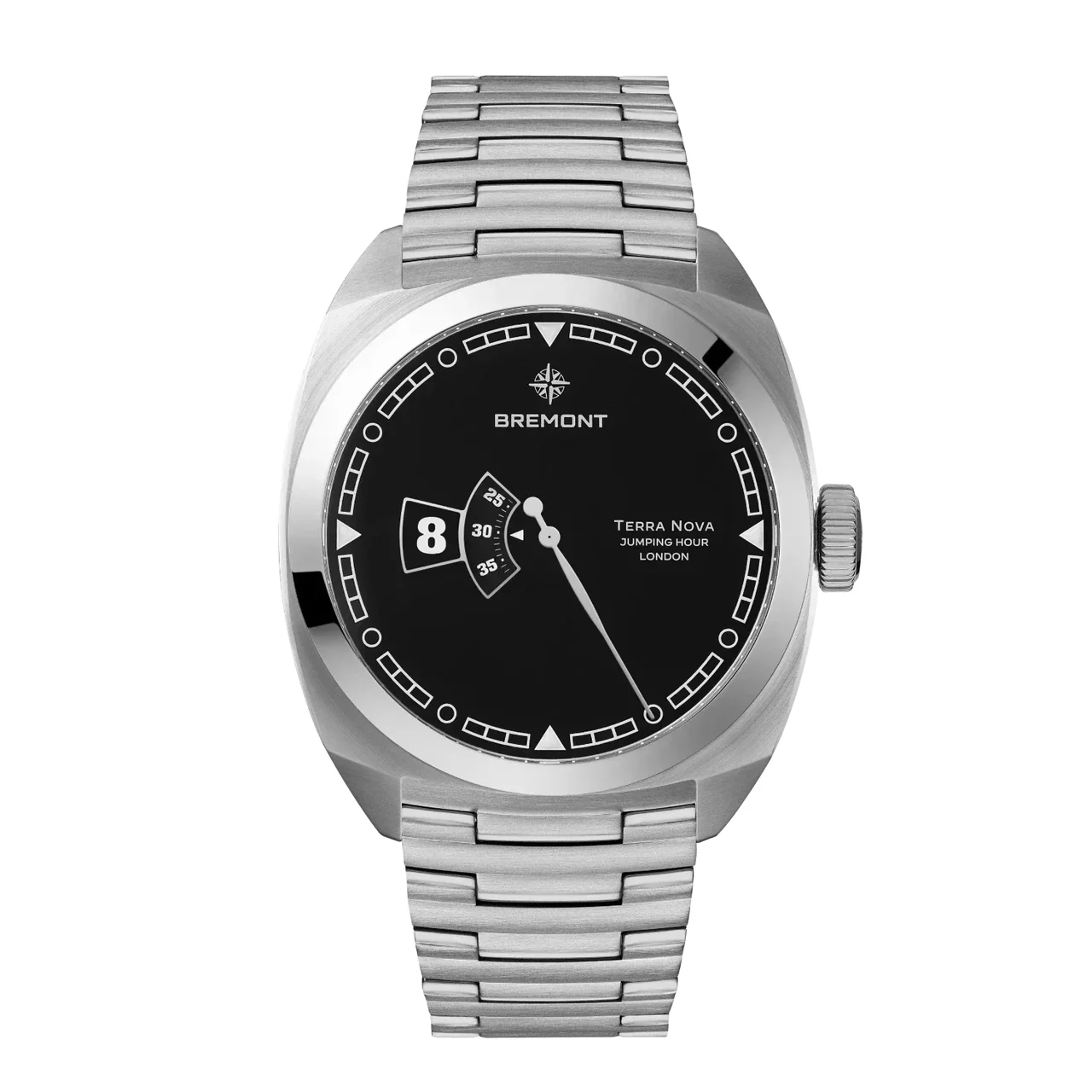 Bremont Terra Nova TN40-JH-SS-BK-B 41 mm kol saati