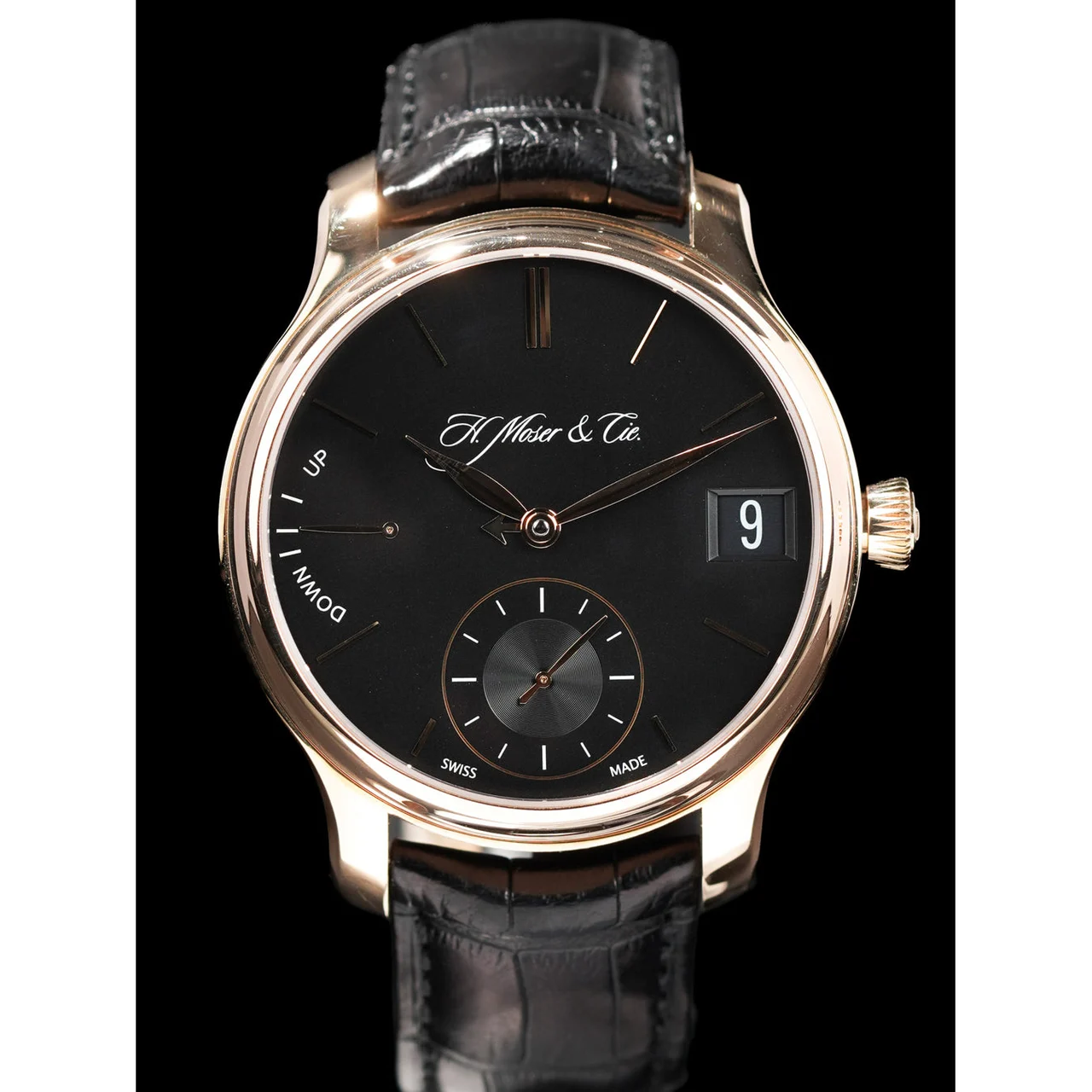 H. Moser & Cie. - Moser & Cie 341.501.001 Perpetual Calendar 21000N29024 kol saati