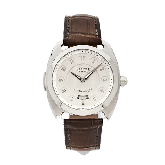 Hermès HERMÈS, REF. DR5.810, DRESSAGE HEURE MASQUÉE LIMITED EDITION, STAINLESS STEEL kol s