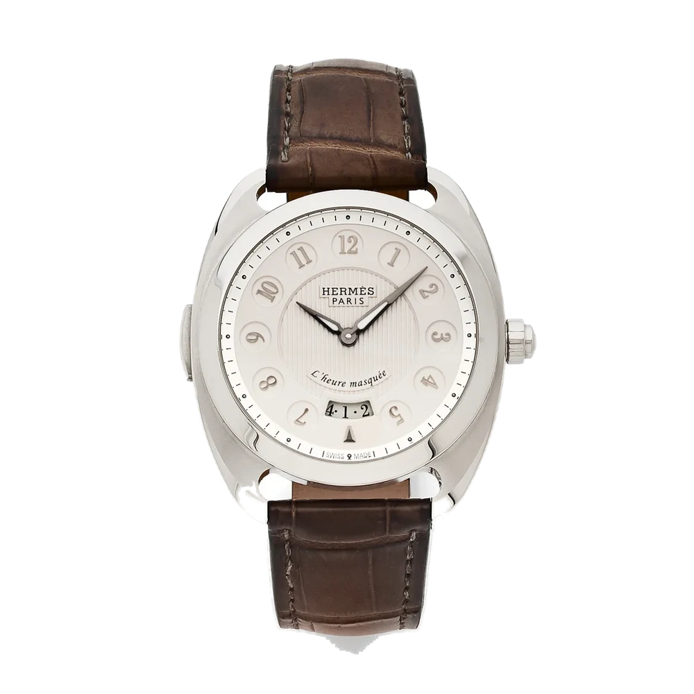 Hermès HERMÈS, REF. DR5.810, DRESSAGE HEURE MASQUÉE LIMITED EDITION, STAINLESS STEEL kol saati