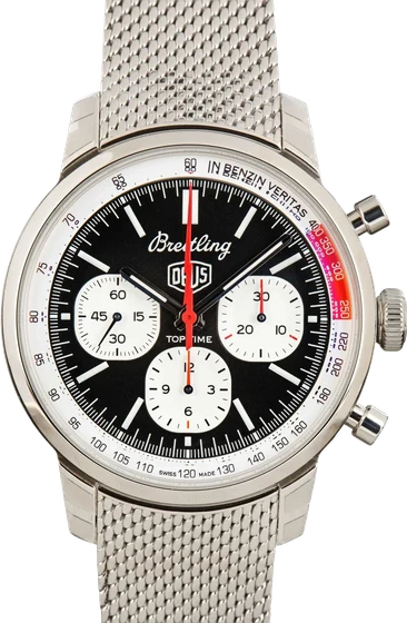 Breitling Top Time B01 Deus Black Dial AB01765A1B1A1 kol saati
