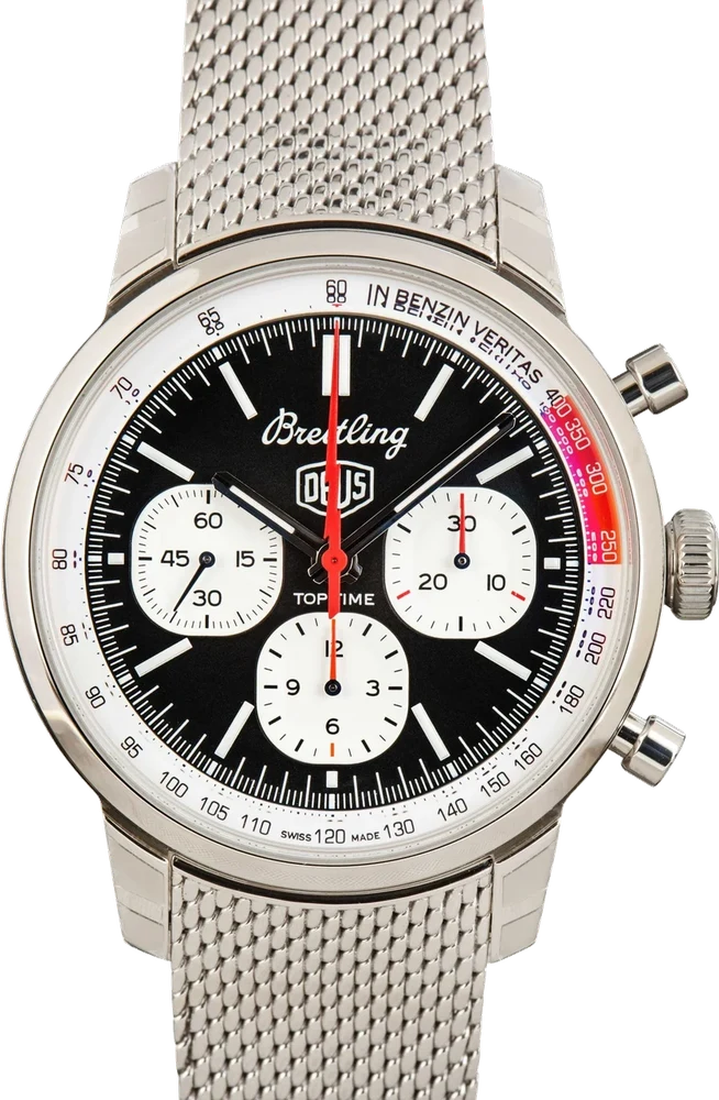 Breitling Top Time B01 Deus Black Dial AB01765A1B1A1 41 mm kol saati