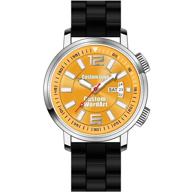 BERNY Customize-Men Automatic Compressor-style Diver Watch-AM7081M AM7081-Z kol saati