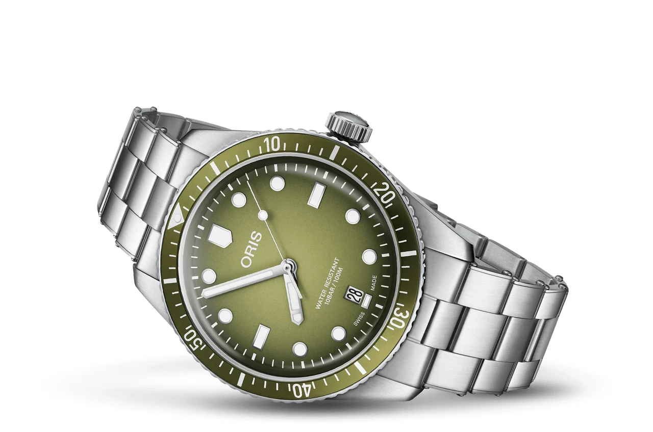 Oris Divers Sixty-Five Date 01 733 7707 4057-07 8 20 18 40 mm kol saati