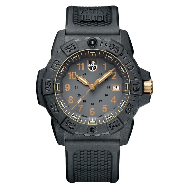Luminox Navy SEAL 3500 Tritium Dive Watch #XS.3508.Gold kol saati