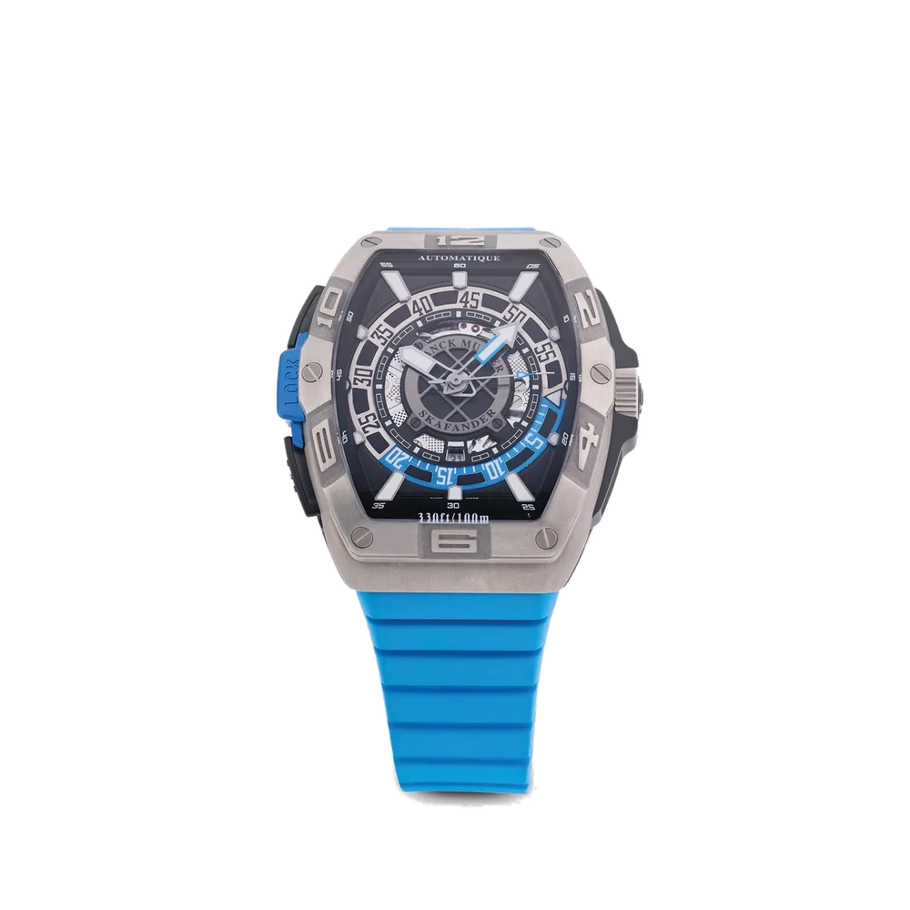 Franck Muller FRANCK MULLER, REF. SKF46DVSCDTTTBRBL, SKAFANDER, SKELETON DIAL, TITANIUM kol saati