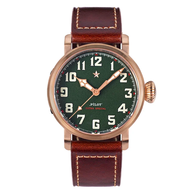 Sugess Pilot Master S408 Green Dial ST2130 Automatic Movement CUSN8 BRONZE copy-of-pilot-m