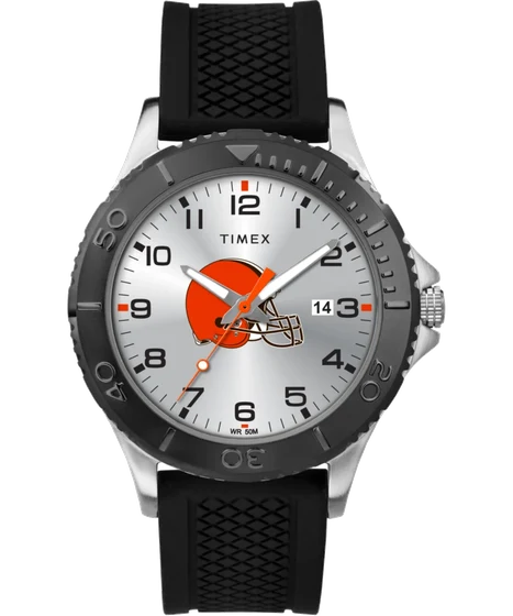 Timex Gamer Black Cleveland Browns TWZFBRWMD kol saati