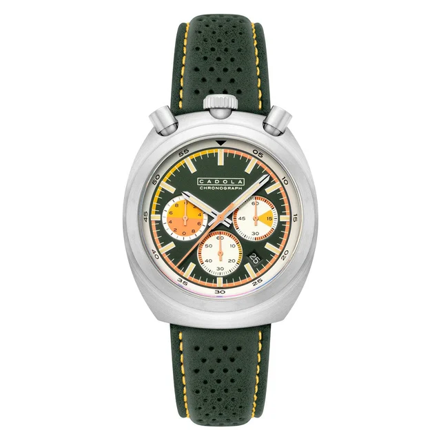 Cadola Testa Di Toro Chronograph in Speedster Green #CD-1058-03 kol saati