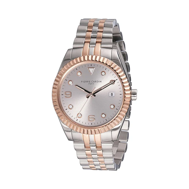 OPERA MENS Timbre Men’s Watch - Two-Tone Rose Gold & Silver Case, Champagne Dial with Two-