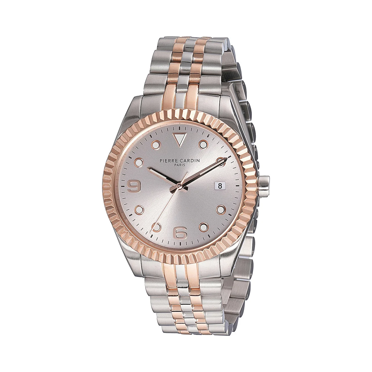 OPERA MENS Timbre Men’s Watch - Two-Tone Rose Gold & Silver Case, Champagne Dial with Two-Tone Jubilee Strap CF.1007.MU.1 40 mm kol saati