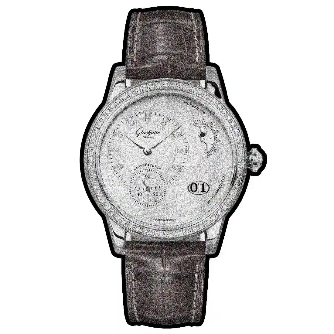 Glashutte Original Glashütte Original 47553 39 mm kol saati