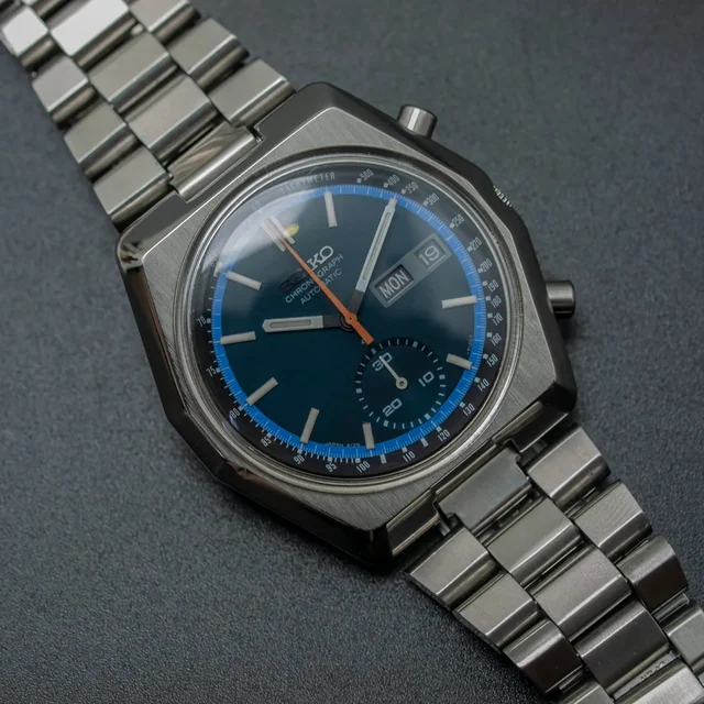 Seiko Hexagon, Ref. 6139-7080, Cal. 6139, Men’s Chronograph Vintag kol saati