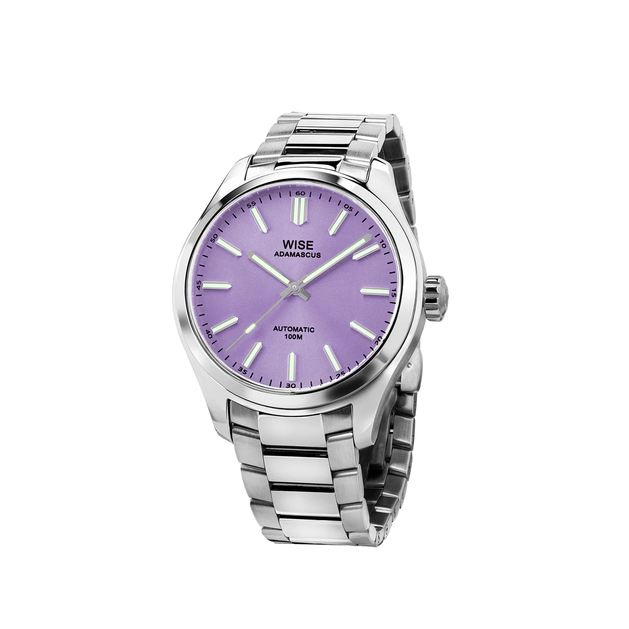 WISE ADAMASCUS AD970 Stainless 904L (39 mm.) 39 mm kol saati