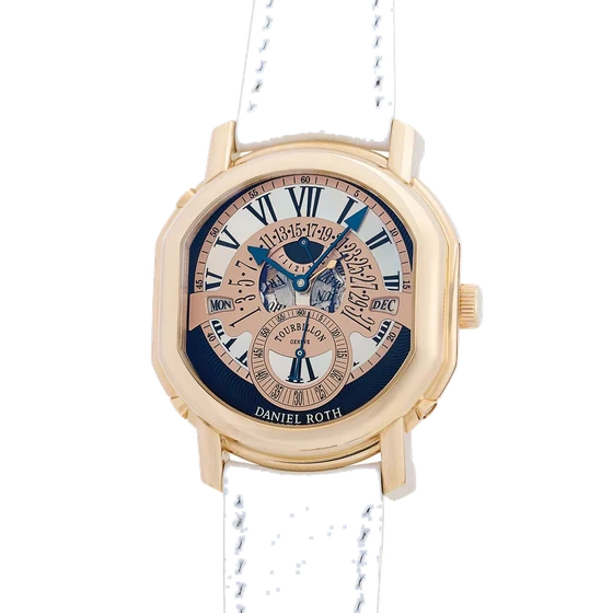 Daniel Roth DANIEL ROTH, REF. 199.Y.40-17548, ELLIPSOCURVEX, THREE-TONE DIAL WITH MOP, TOU