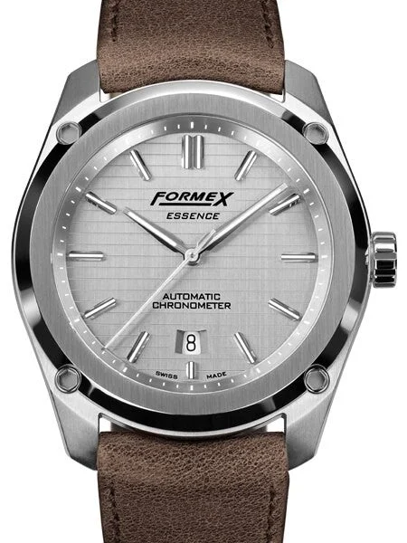 Formex Essence Swiss Automatic Chronometer with Silver Dial #0330.1.6341.722 kol saati