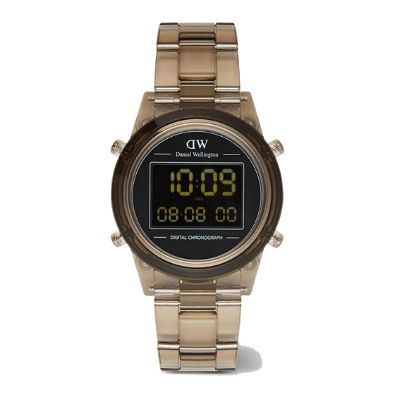 DANIEL WELLINGTON Retro Digital Dark Brown DW00600761 kol saati