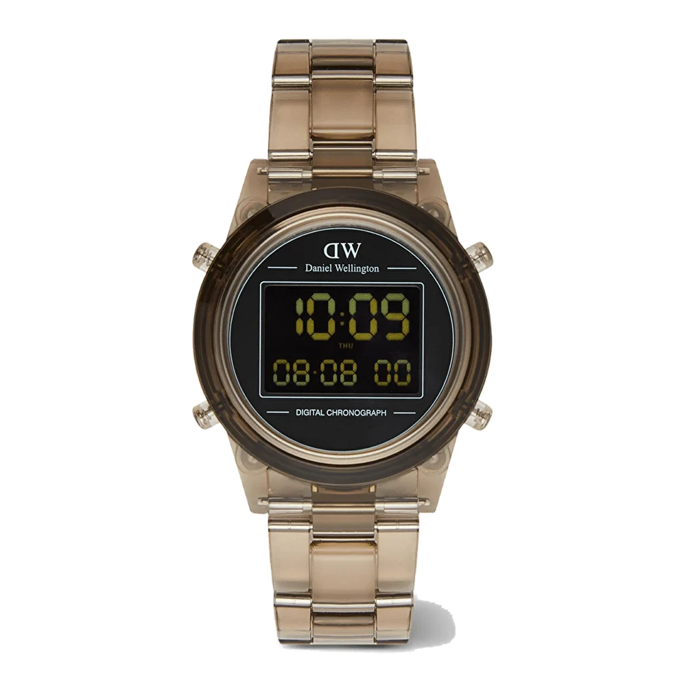 DANIEL WELLINGTON Retro Digital Dark Brown DW00600761 36 mm kol saati