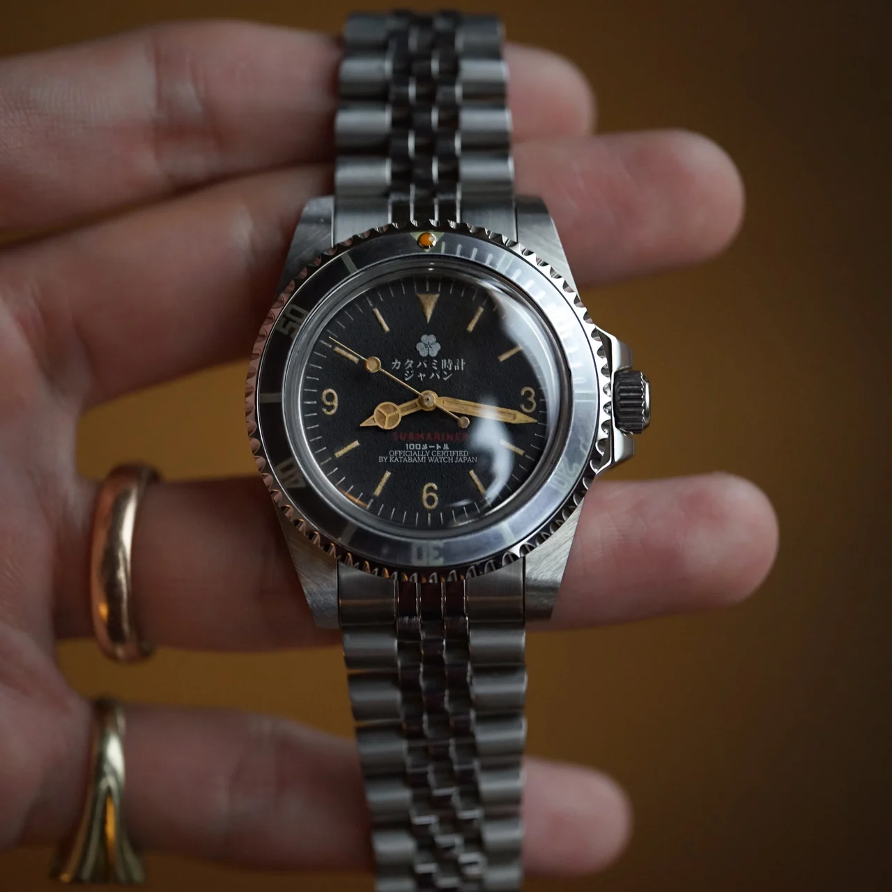 KATABAMI WATCH JAPAN 【STOCK】 The Diver “GHOST 369” 40 mm kol saati