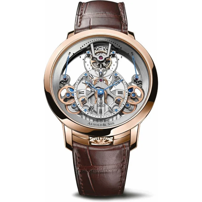 Arnold & Son Time Pyramid Tourbillon Red Gold 1TPBR.T01A.C125A-06 NAP210000001056 kol saati