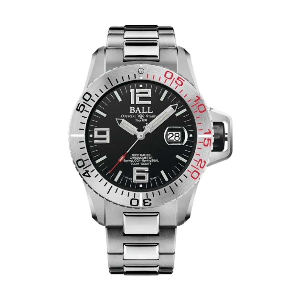BALL Watch Engineer Hydrocarbon EOD Titanium 42mm - Black on Bracelet DM3200A-S1C-BK 42 mm kol saati