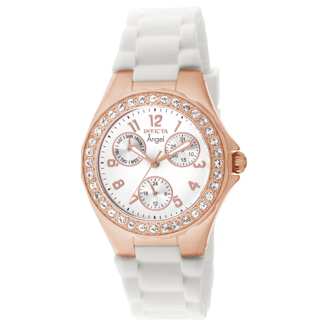 Invicta Angel Watch - 38mm, White (1646) kol saati