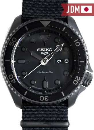 Seiko 5 Japan Seiko 5 Sports “Street Style” Blackout Ref. SBSA025 SBSA025/SKO kol saati