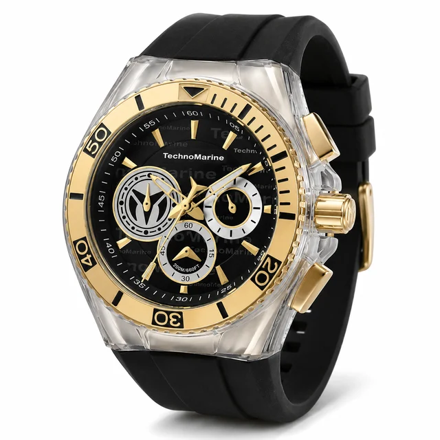 Invicta TechnoMarine Cruise California Watch - 46.65mm, Black (TM-118123) kol saati