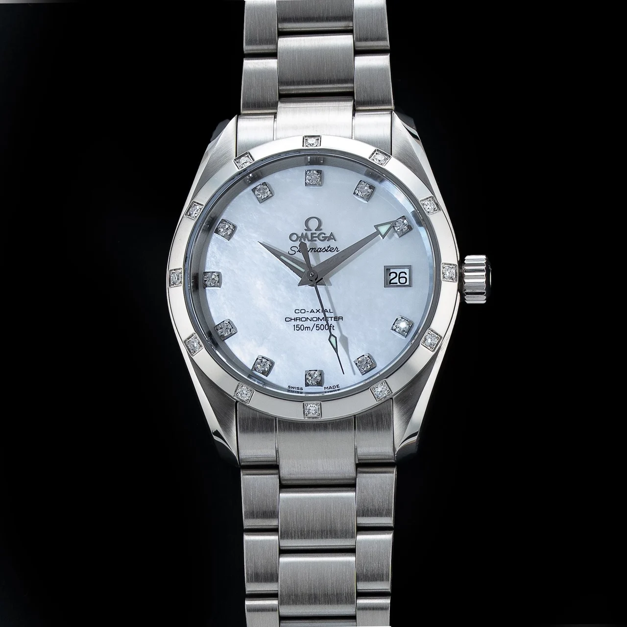 OMEGA Semaster Aqua Terra 2505.75.00 210009N34454 36.2 mm kol saati