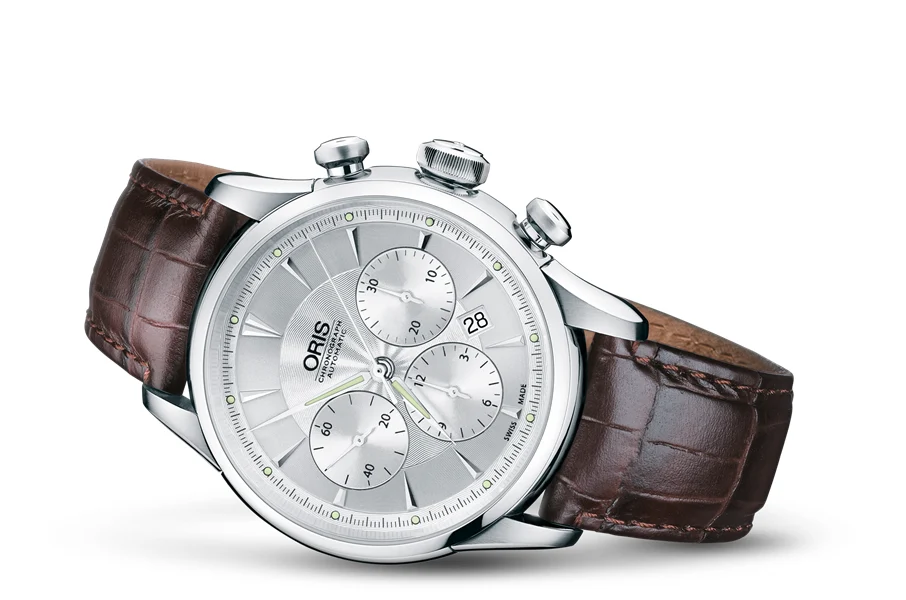 Oris Artelier Chronograph 01 676 7603 4051-07 5 22 70FC 43.5 mm kol saati