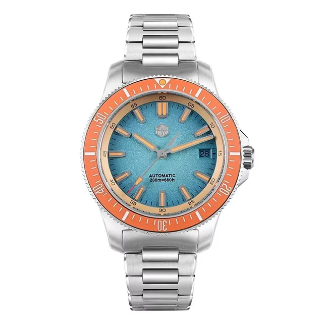 San Martin Men Automatic Watch 40mm Mechanical Di San Martin Men Automatic Watch 40mm Mech