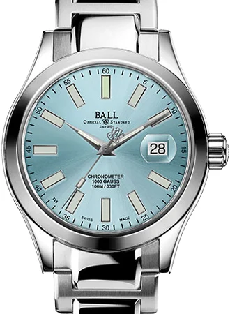 Ball Watch Co. Engineer III Marvelight Chronometer Ice Blue Ref. NM9026C-S6CJ-IBE - 904L Steel NM9026C-S6CJ-IBE/BALL 46.5 mm kol saati