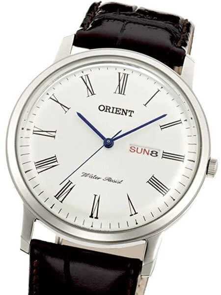 Orient SCRATCH AND DENT - Capital 2 Quartz Analog Dress Watch with Day and Date #UG1R009W