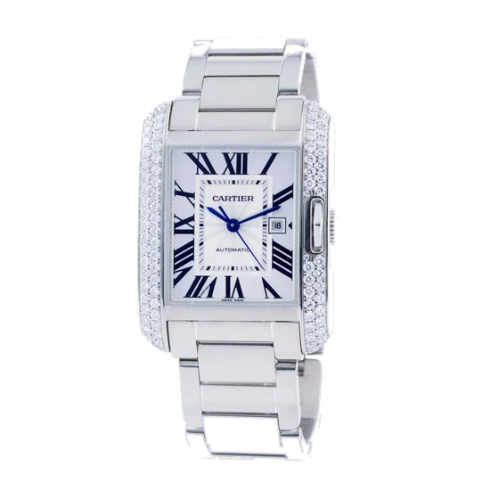 Cartier CARTIER REF. WT100009, TANK ANGLAISE, 18K WHITE GOLD kol saati