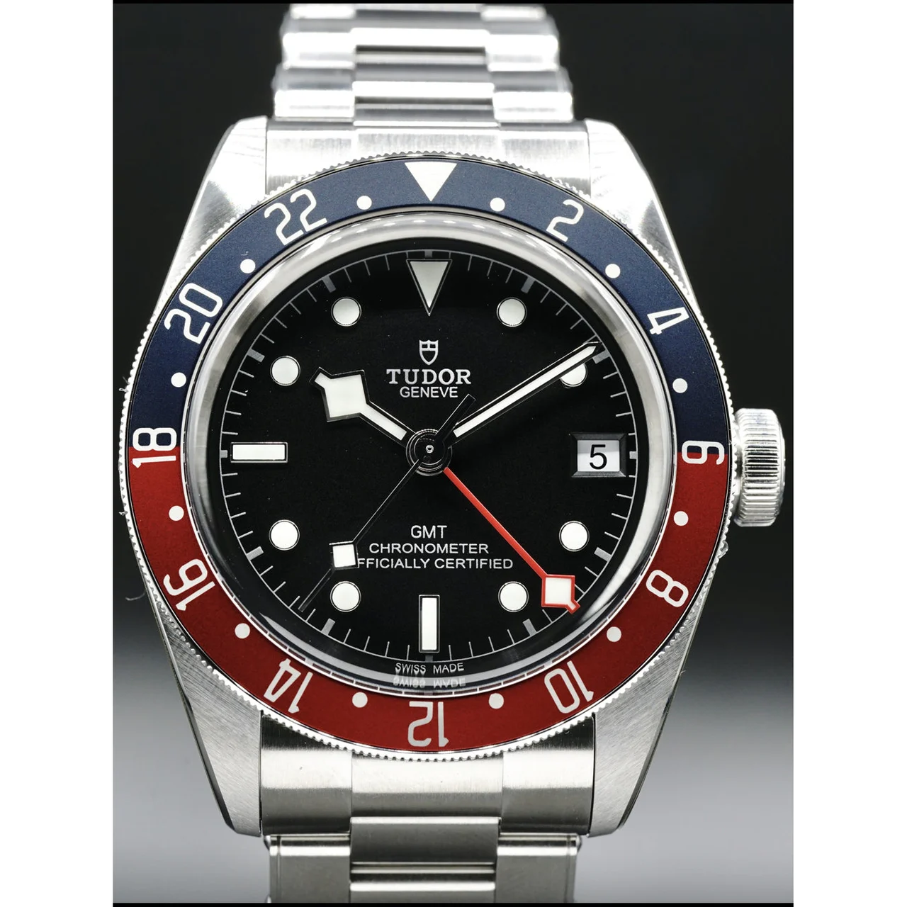 Tudor Black Bay GMT on Bracelet 79830RB 210000026917 41 mm kol saati