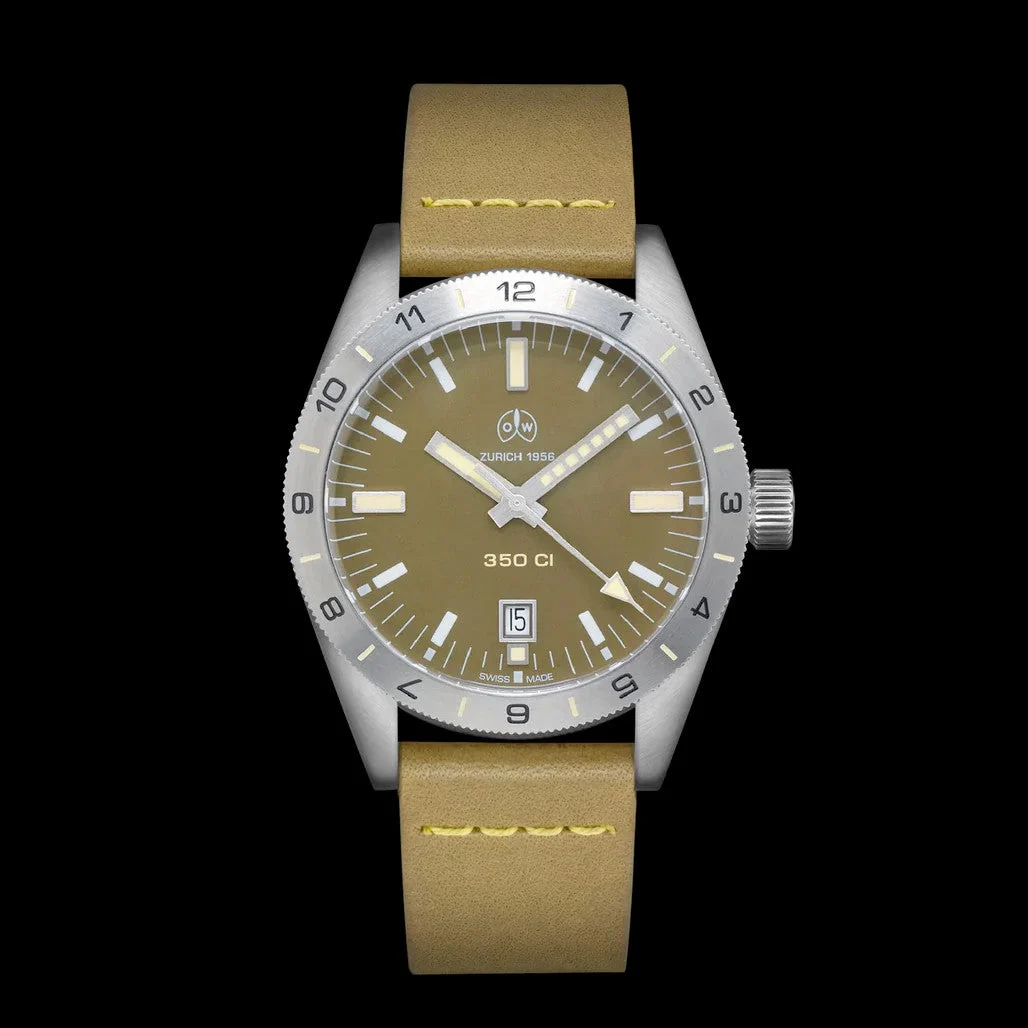Ollech & Wajs Swiss Automatic 350CI Sports Watch #OW-350CI kol saati
